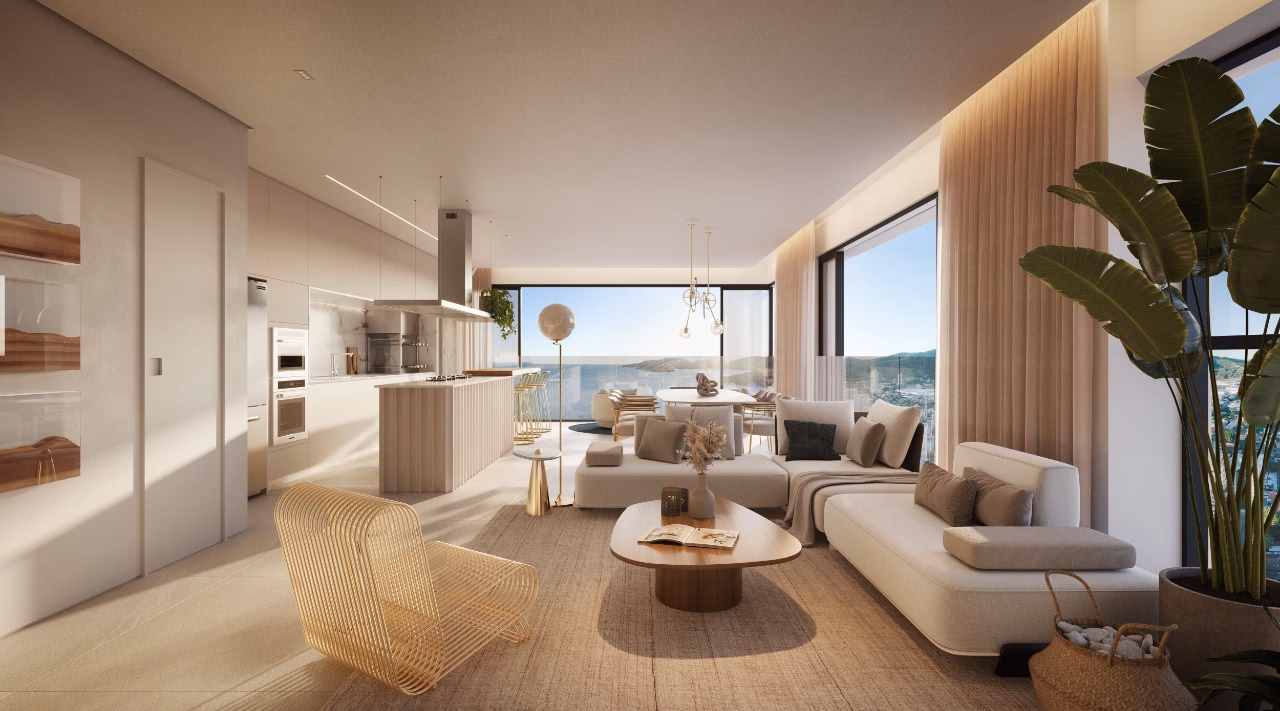 Apartamento 4 suítes em Balneário Perequê — Balneário Perequê