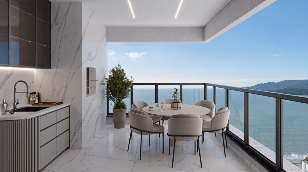 Apartamento 3 suítes em Balneário Perequê — Balneário Perequê