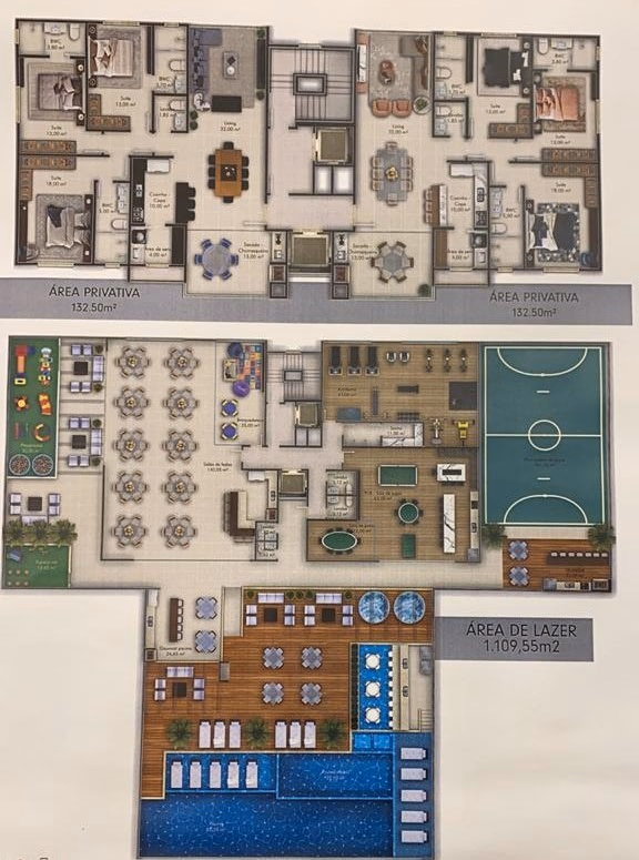 Apartamento 3 suítes em Meia Praia — Meia Praia