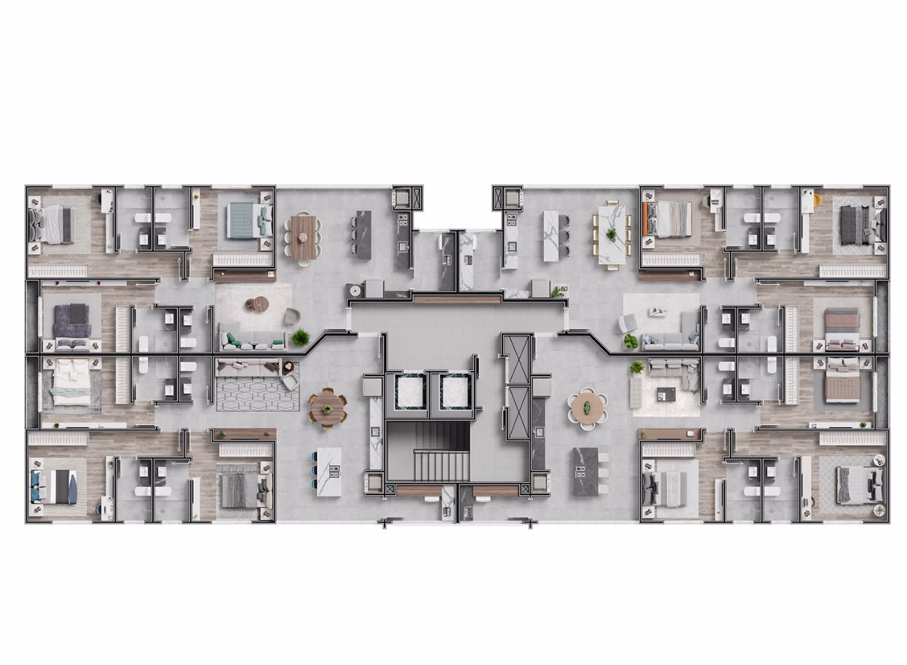 Apartamento 3 suítes em Balneário Perequê — Balneário Perequê, Porto Belo
