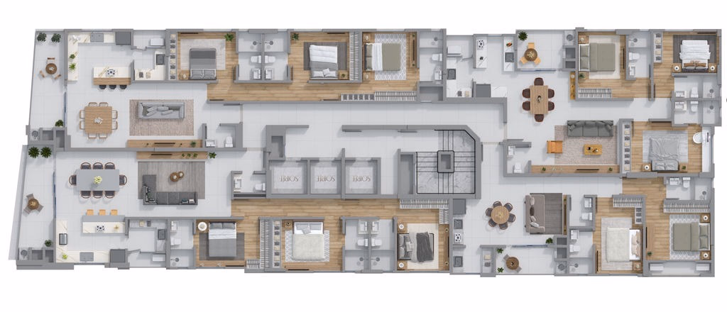 Apartamento 3 suítes em Balneário Perequê — Balneário Perequê, Porto Belo