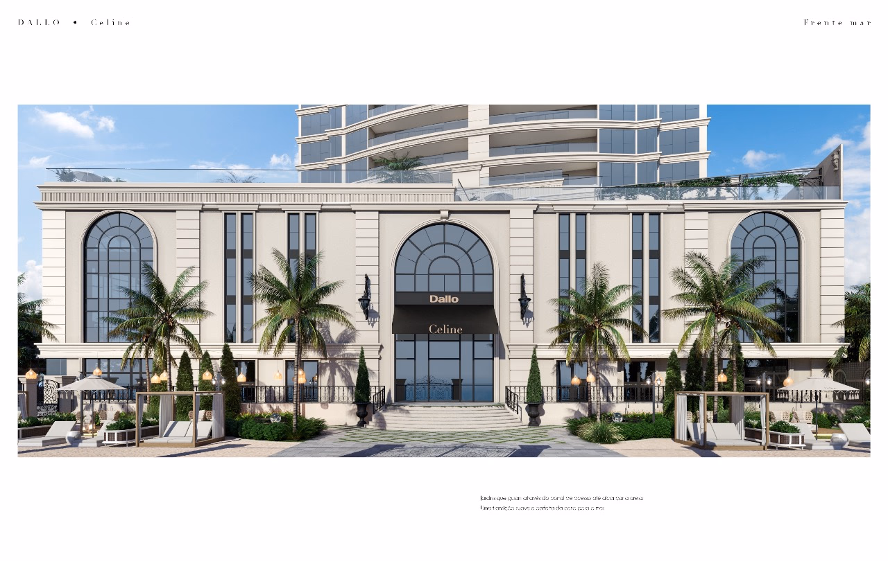 Imagem embasamento Celine Residence Dallo em Itapema