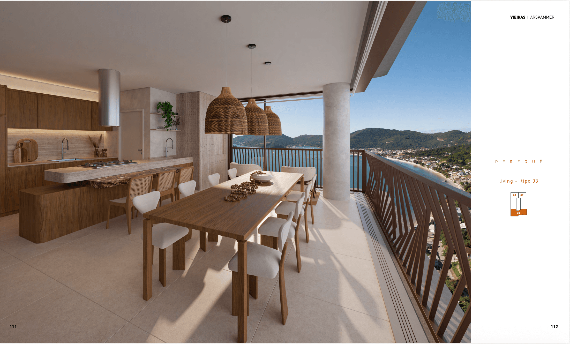 Apartamento 3 suítes em  — , 