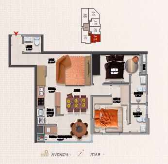 Apartamento 2 suítes em Jardim Dourado — Jardim Dourado