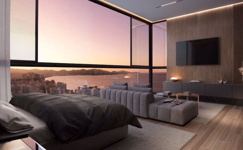 Apartamento 4 suítes em Meia Praia — Meia Praia, Itapema