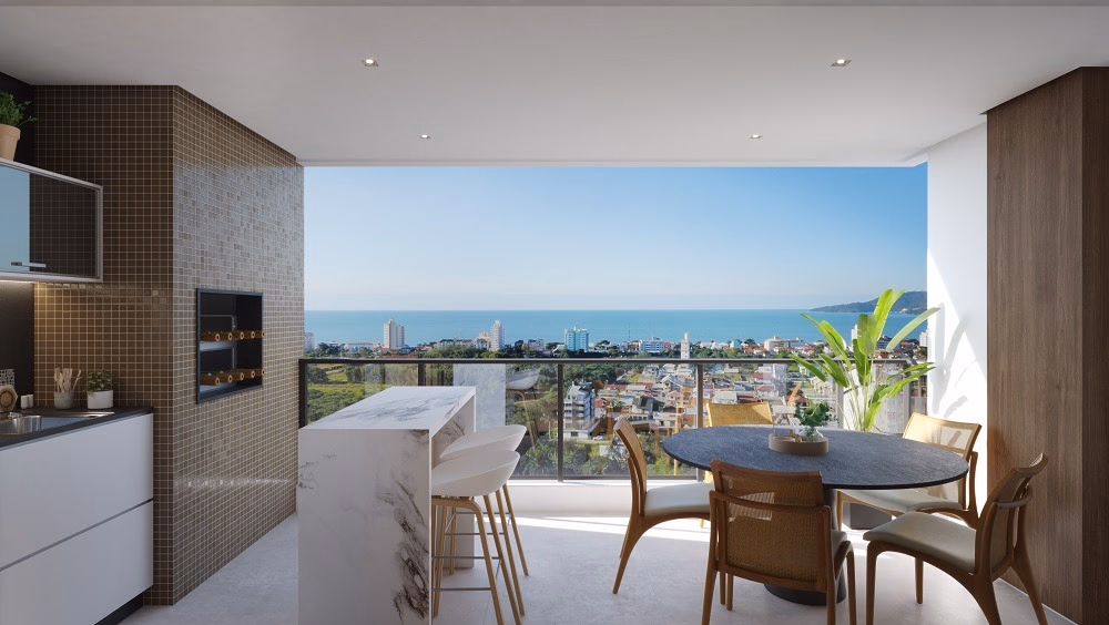 Apartamento 3 suítes em Balneário Perequê — Balneário Perequê