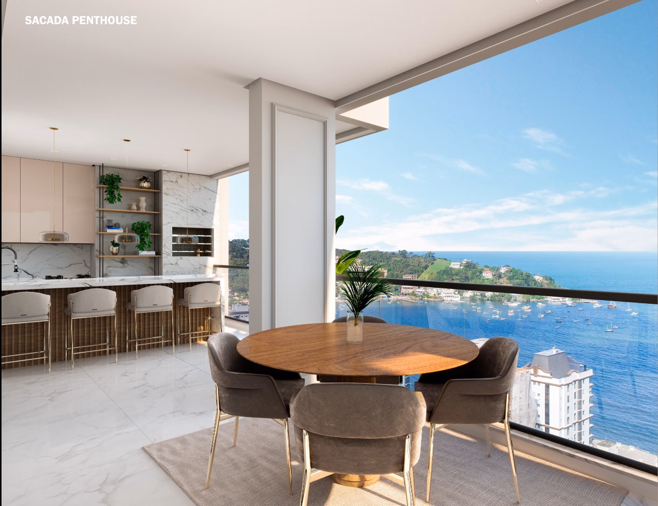 Apartamento 3 suítes em Centro — Centro
