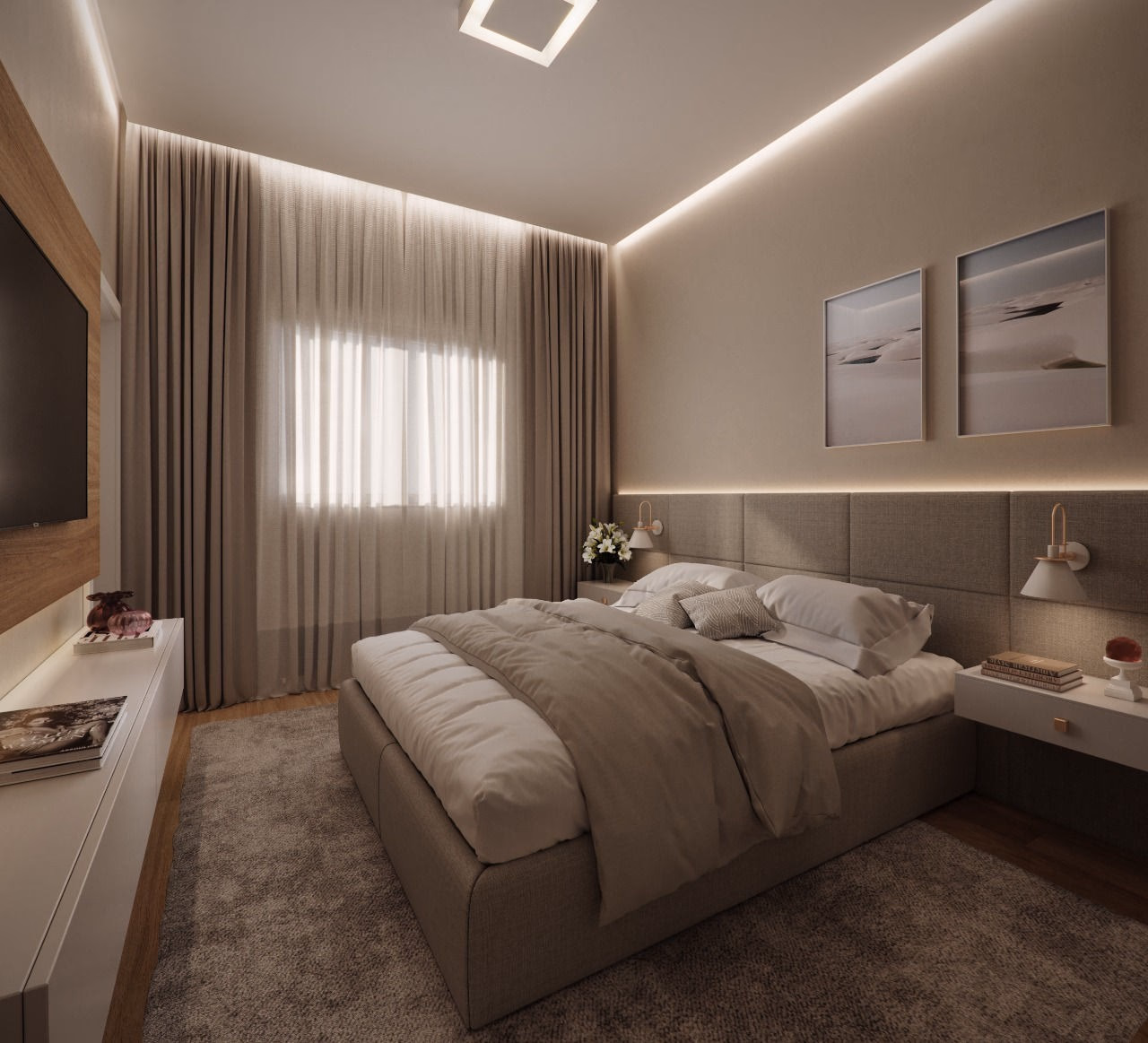 Apartamento 3 suítes em Centro — Centro