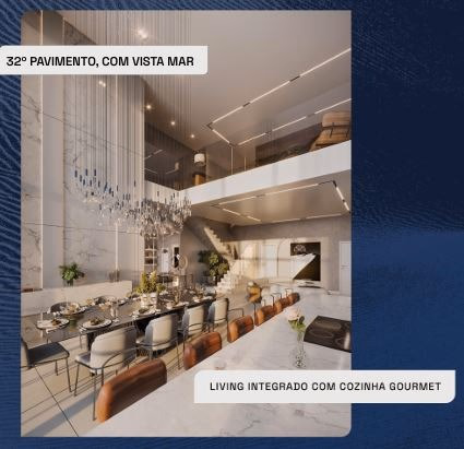 Cobertura 4 suítes em Meia Praia — Meia Praia, Itapema