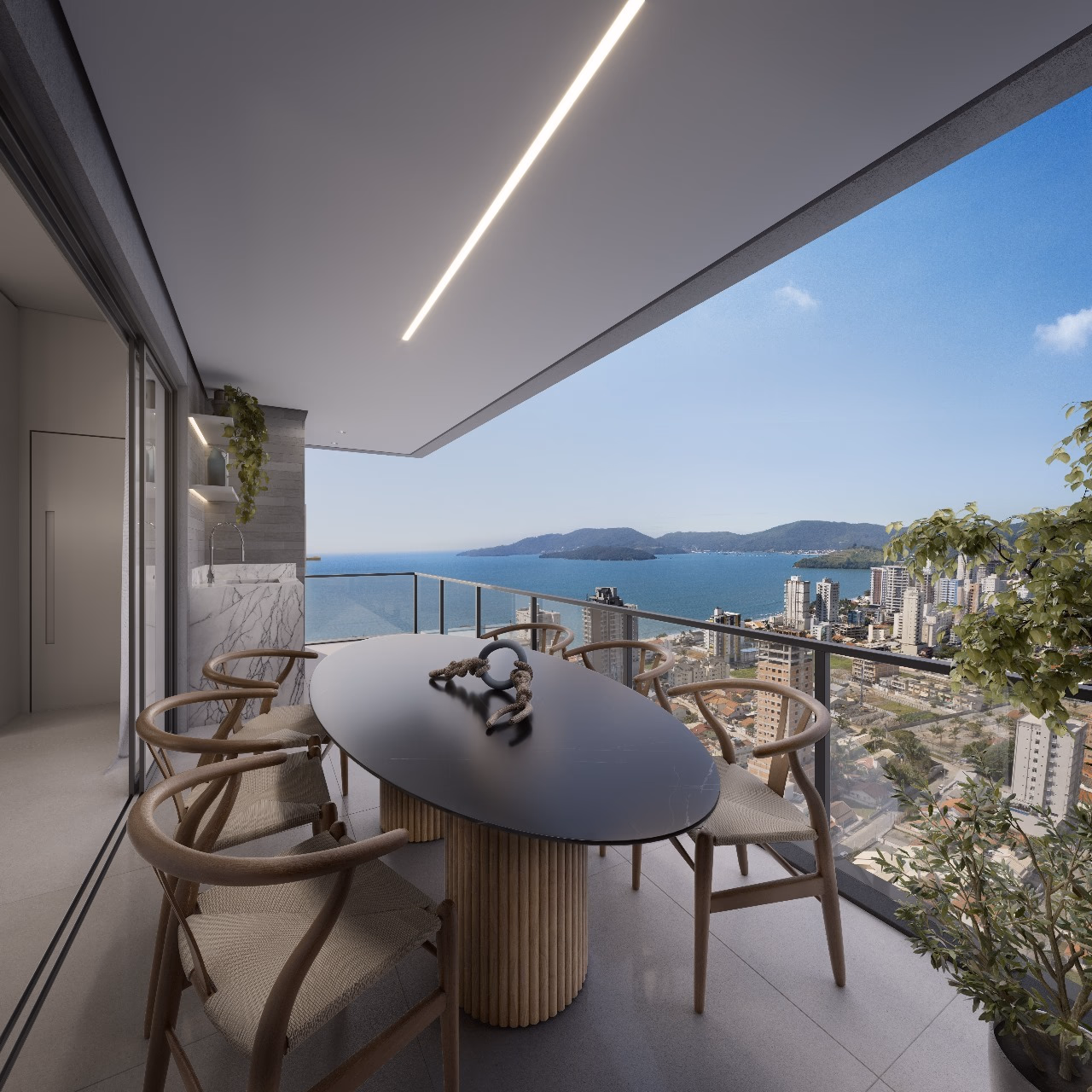 Apartamento 3 suítes em Balneário Perequê — Balneário Perequê