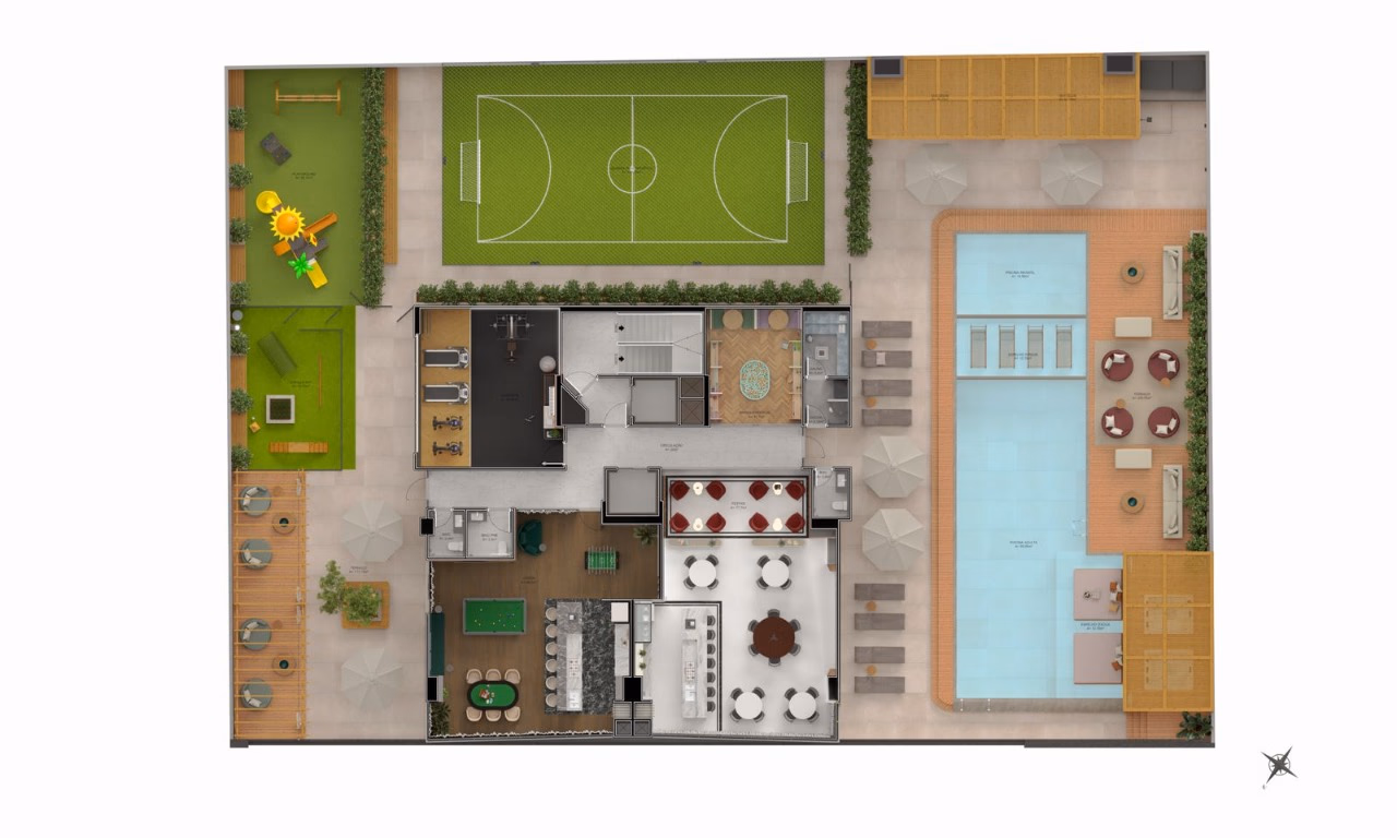 Planta Lazer La Serena, Meia Praia, Itapema-SC