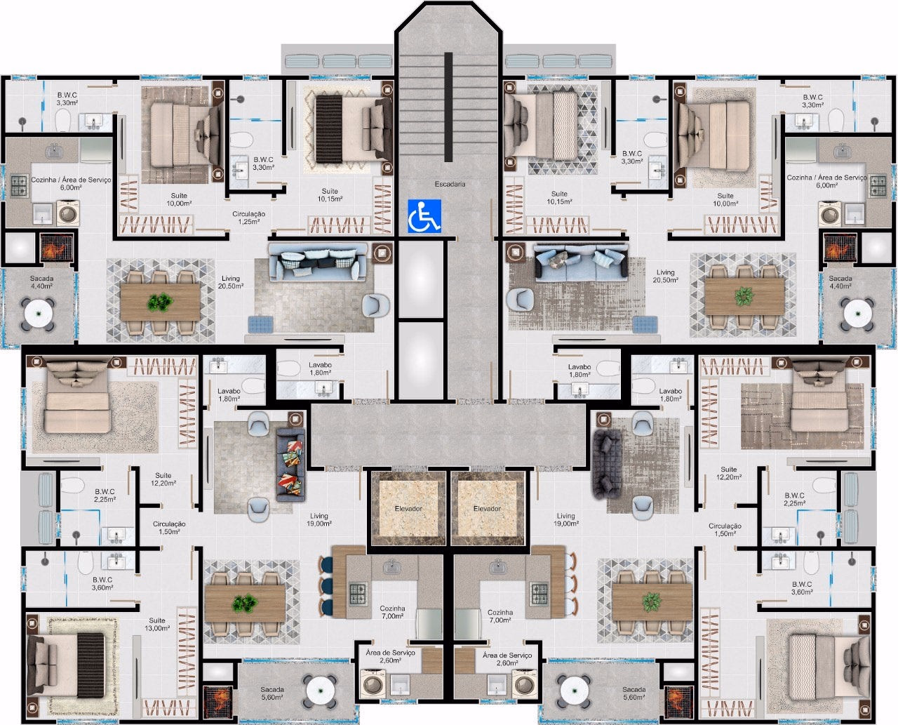 Apartamento 2 suítes em Balneário Perequê — Balneário Perequê, Porto Belo
