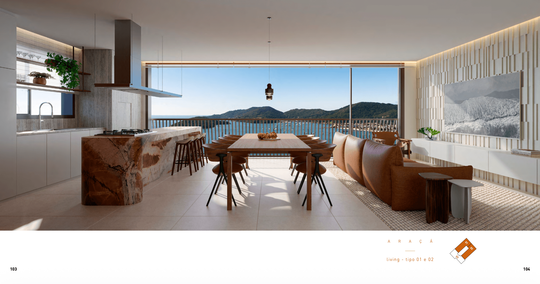 Apartamento 3 suítes em  — , 