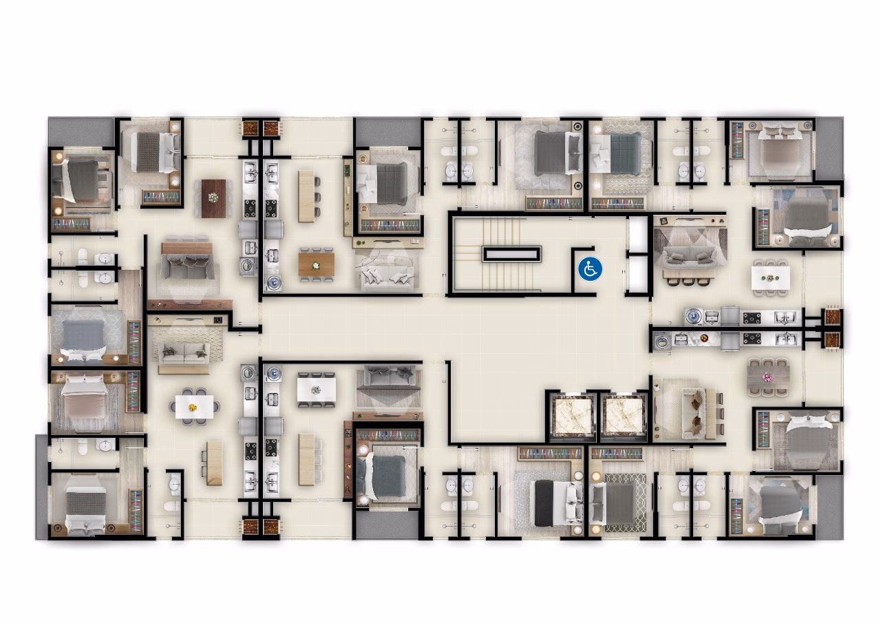 Apartamento 2 quartos em Tabuleiro dos Oliveiras — Tabuleiro dos Oliveiras, Itapema
