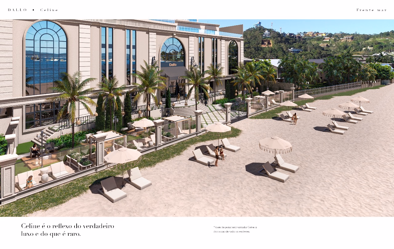 Celine Residence Dallo Frente Mar em Itapema