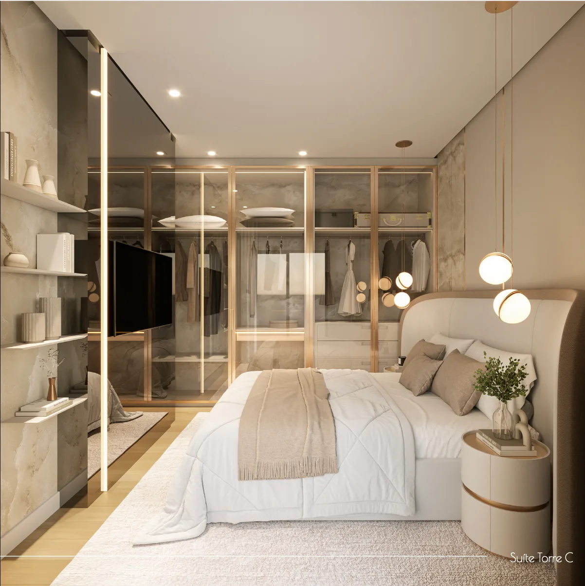 Apartamento 3 suítes em  — , 