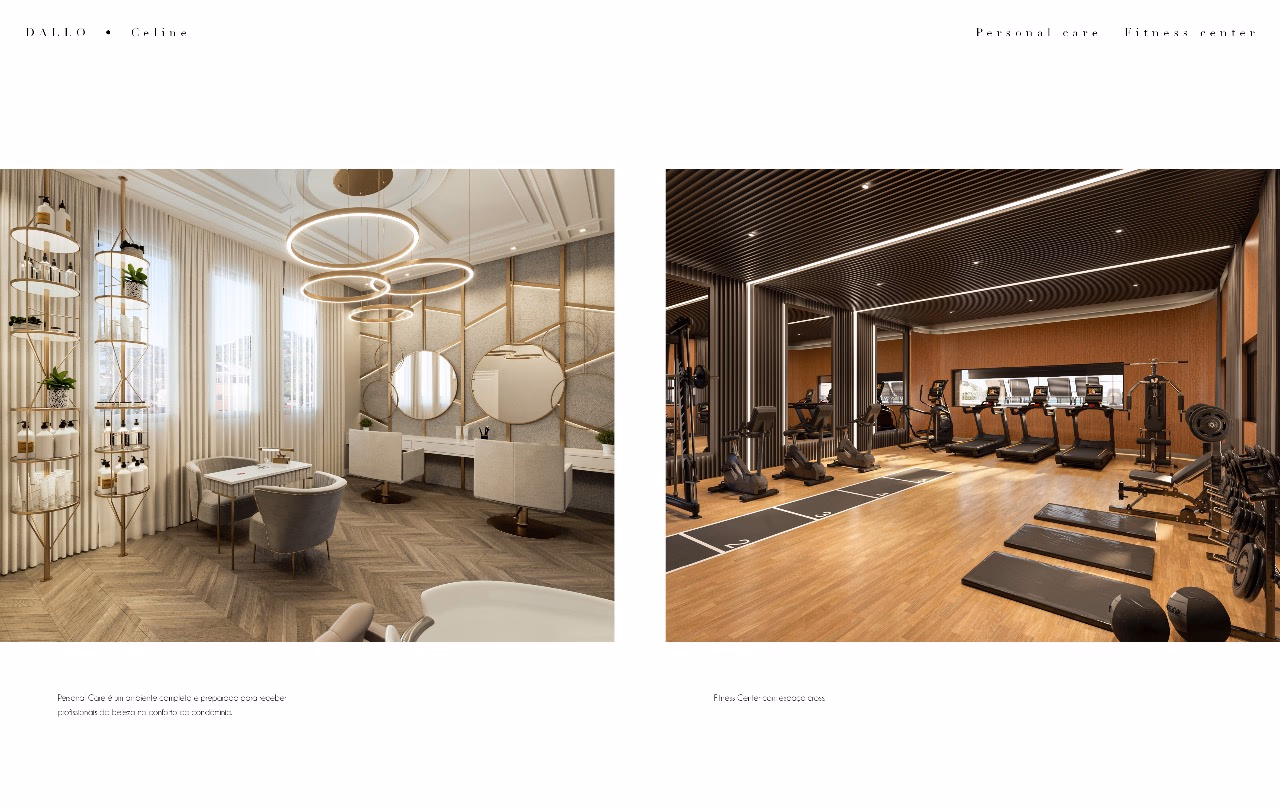 Espaço Beauty e Academia Celine Frente Mar em Itapema