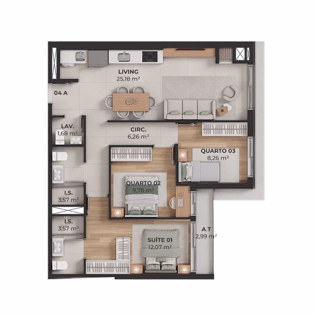 Plantas It`s Residencial, Casa Branca, Itapema-SC (4)