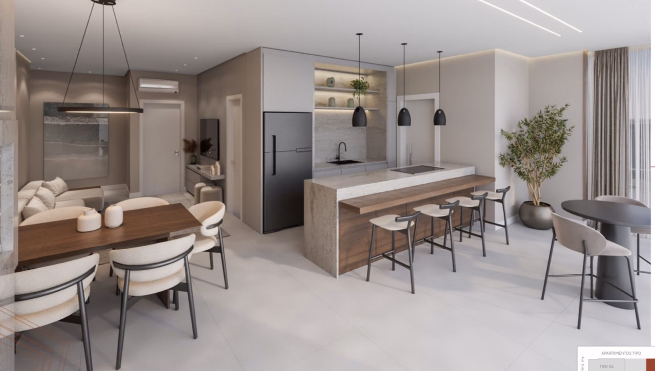 Apartamento 3 suítes em Balneário Perequê — Balneário Perequê, Porto Belo