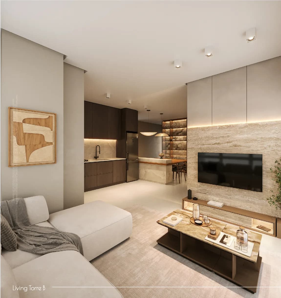 Apartamento 3 suítes em  — , 