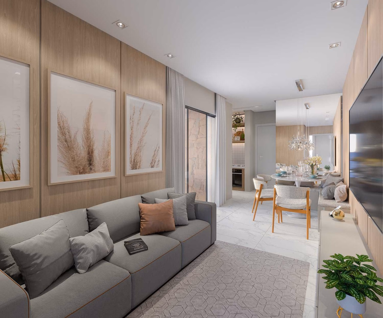 Apartamento 2 suítes em Balneário Perequê — Balneário Perequê