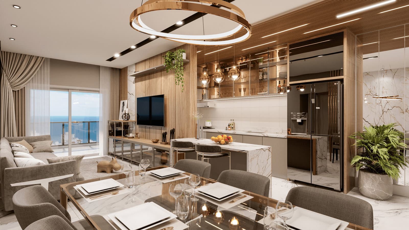 Apartamento 3 suítes em Balneário Perequê — Balneário Perequê, Porto Belo