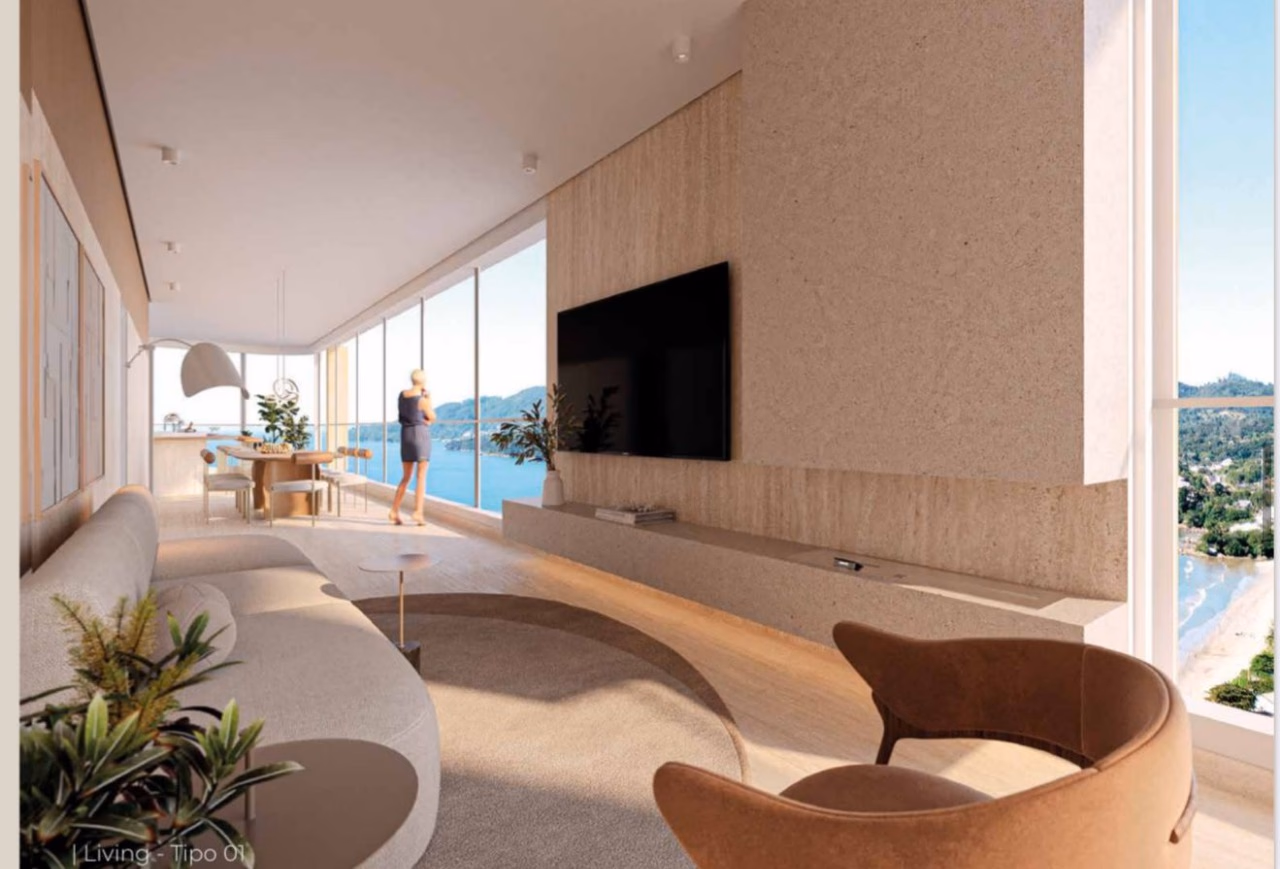 Apartamento 4 suítes em Balneário Perequê — Balneário Perequê