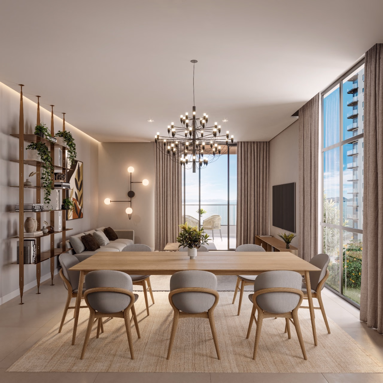 Apartamento 3 suítes em Balneário Perequê — Balneário Perequê
