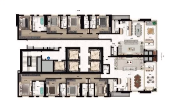 Apartamento 4 suítes em Centro — Centro, Itapema