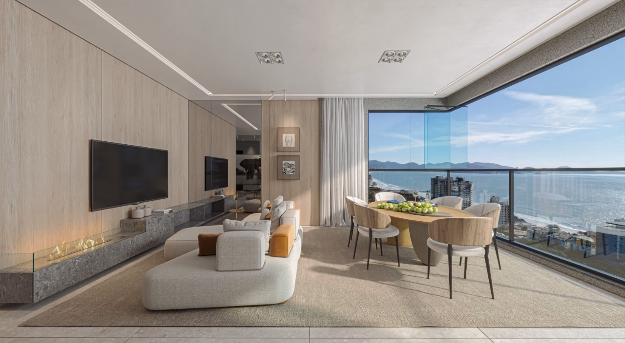 Apartamento 3 suítes em Balneário Perequê — Balneário Perequê