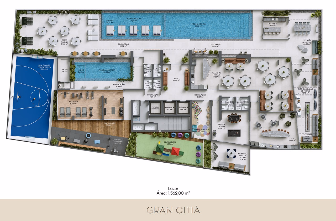 Plantas, Gran Città, Centro, Itapema-SC (1)
