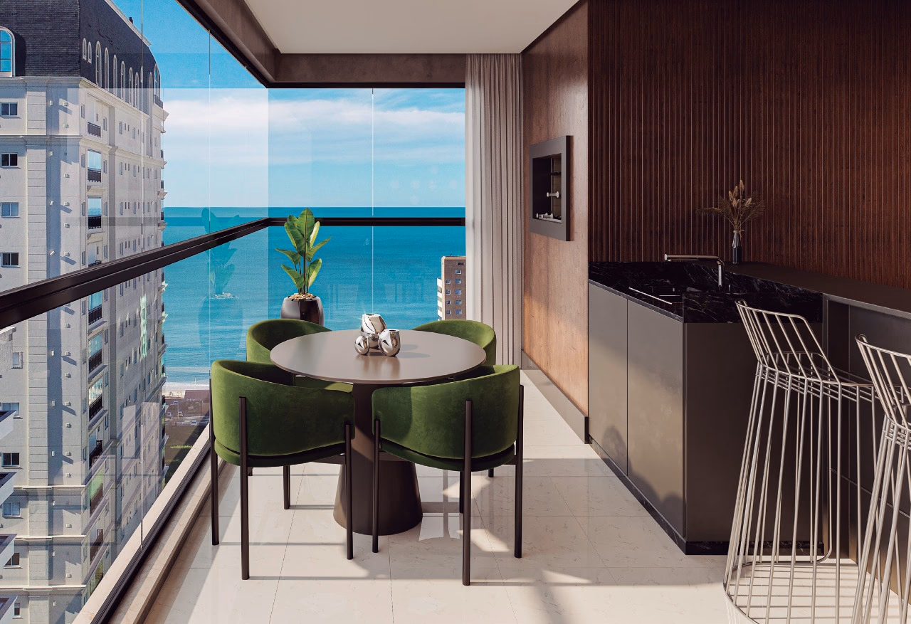 Apartamento 4 suítes em Meia Praia — Meia Praia, Itapema