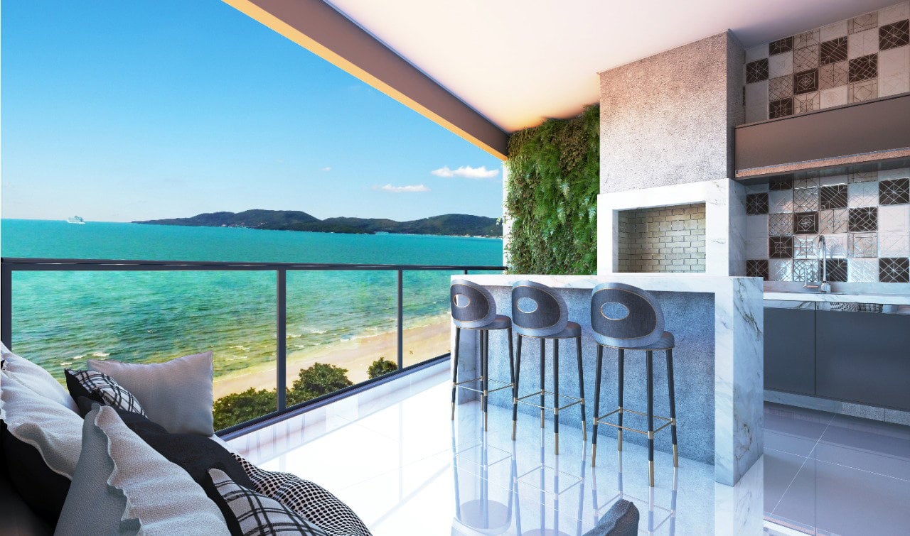 Apartamento 3 suítes em Balneário Perequê — Balneário Perequê