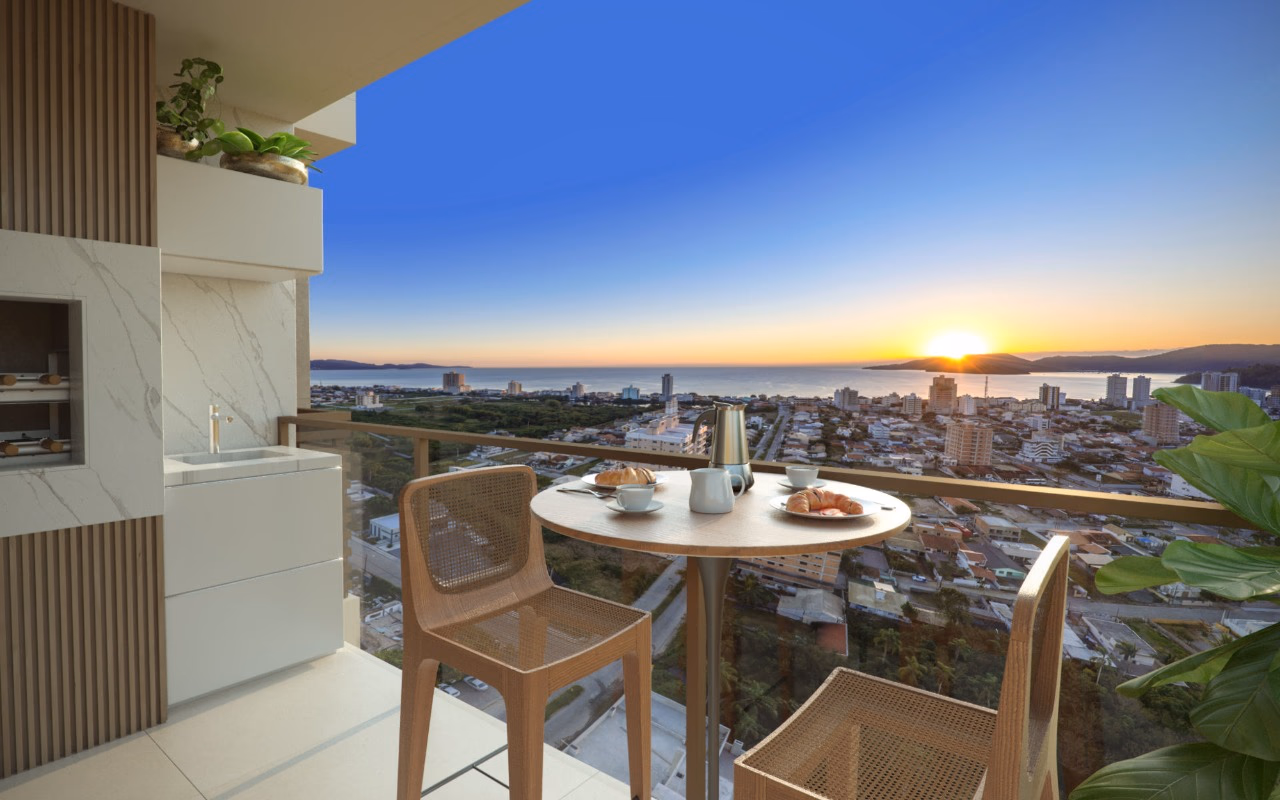 Apartamento 3 suítes em Balneário Perequê — Balneário Perequê