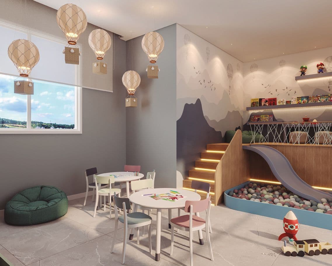 Dreamland, o espaço kids do Accendis Home Living, no Centro de Itapema