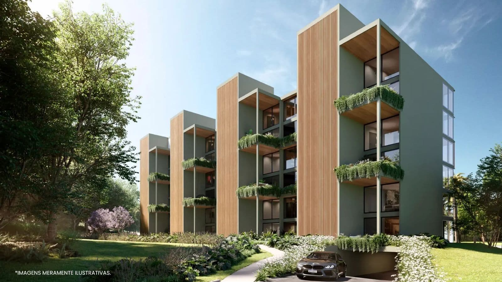 Edifício Golf View, com apartamentos duplex dentro do campo de golfe do All Resort, em Porto Belo