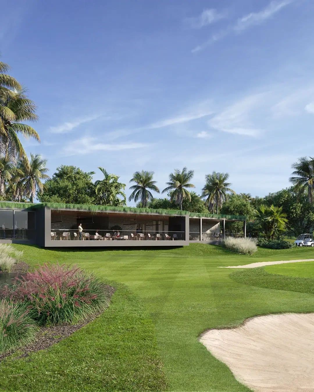 Residência com vista para o campo de golfe no Porto Belo Golf All Resort