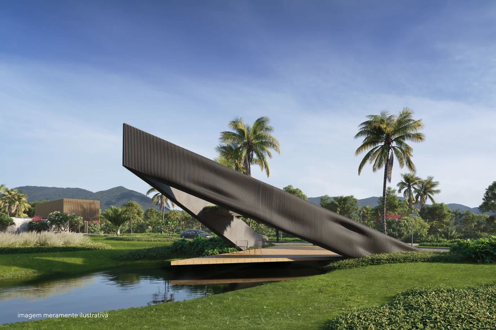 Ponto da Proa, intervenção do Park Art Design no All Resort, em Porto Belo