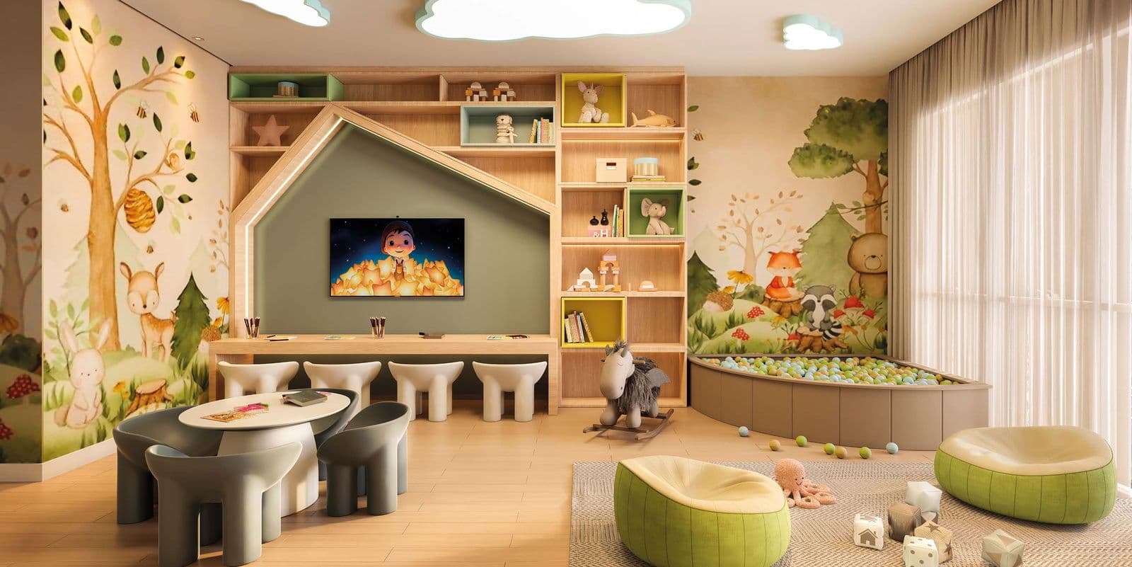 Brinquedoteca do Diamante Residence, em Itapema