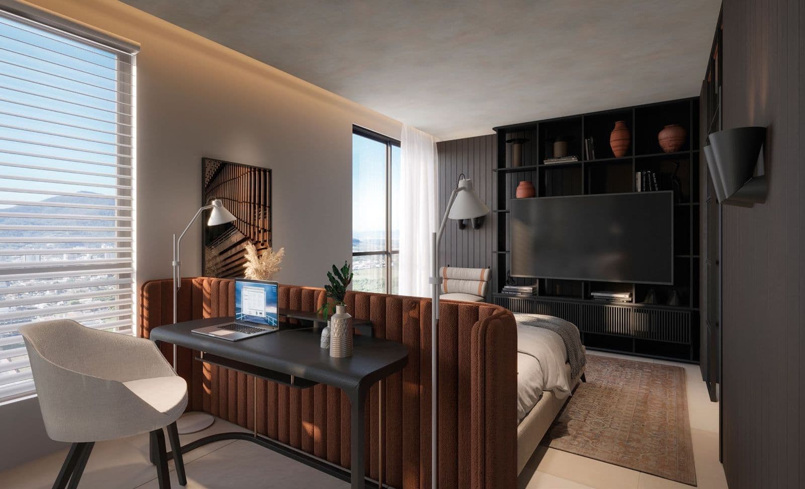 Suíte presidencial do apartamento de 205 m² do Du-Art Tower Residence