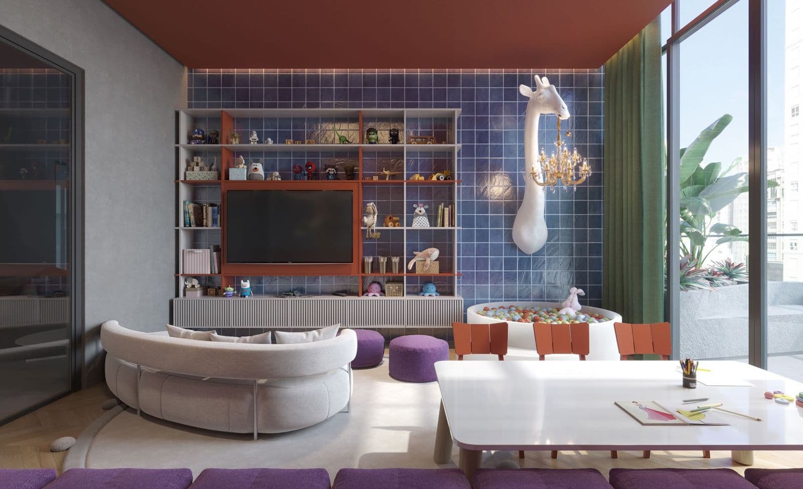 Espaço kids do Du-Art Tower Residence em Itapema
