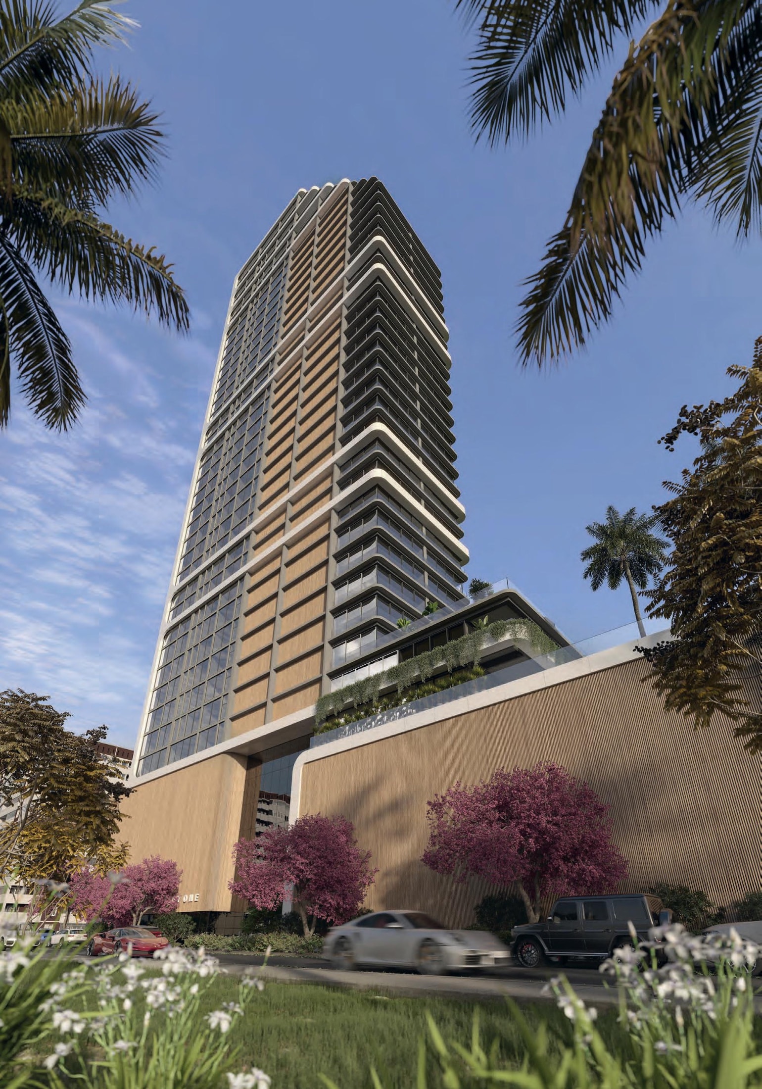 Torre frente-mar do Edify One, o 'prédio do Neymar', na Meia Praia, Itapema