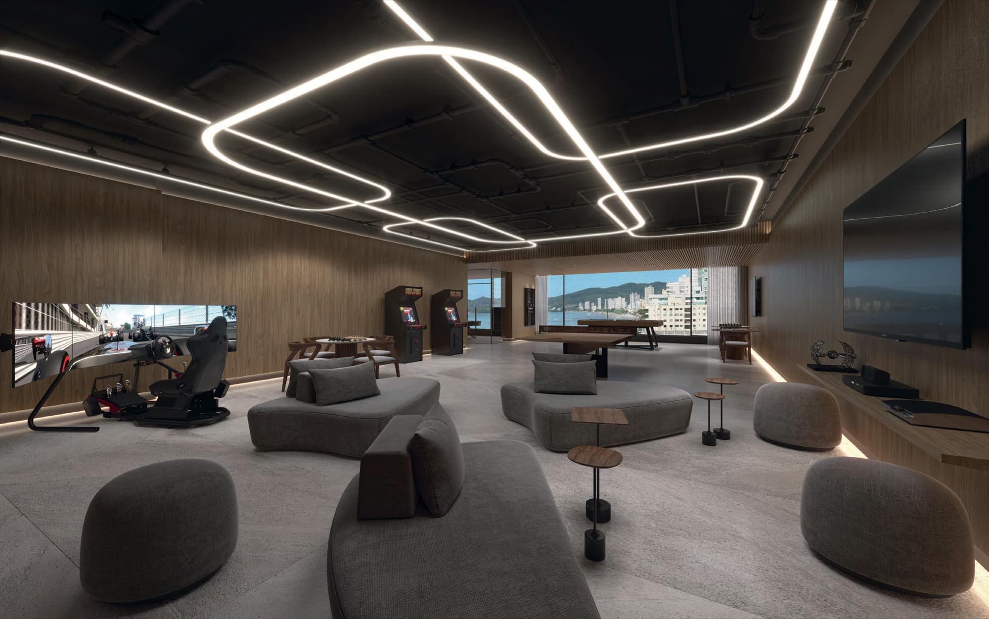 Sala de jogos do Edify One