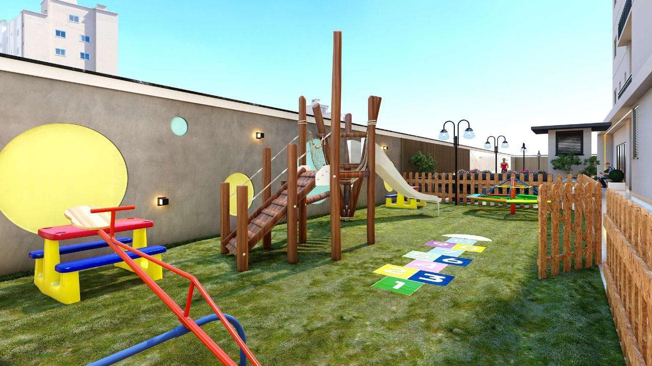 Playground de 48,65 m² do Edir Russi Dellagnelo Residence, em Itapema