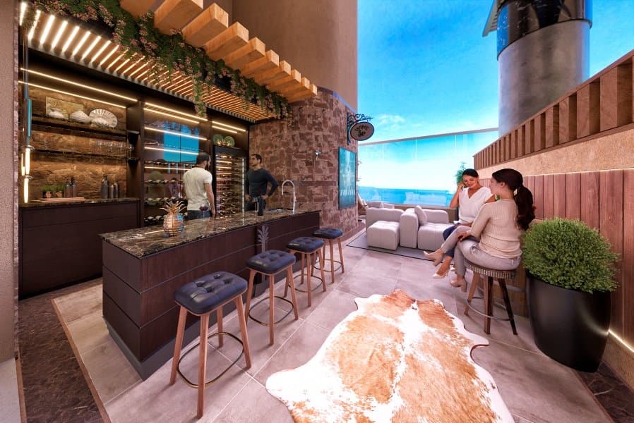 Wine place no rooftop do Empire 234