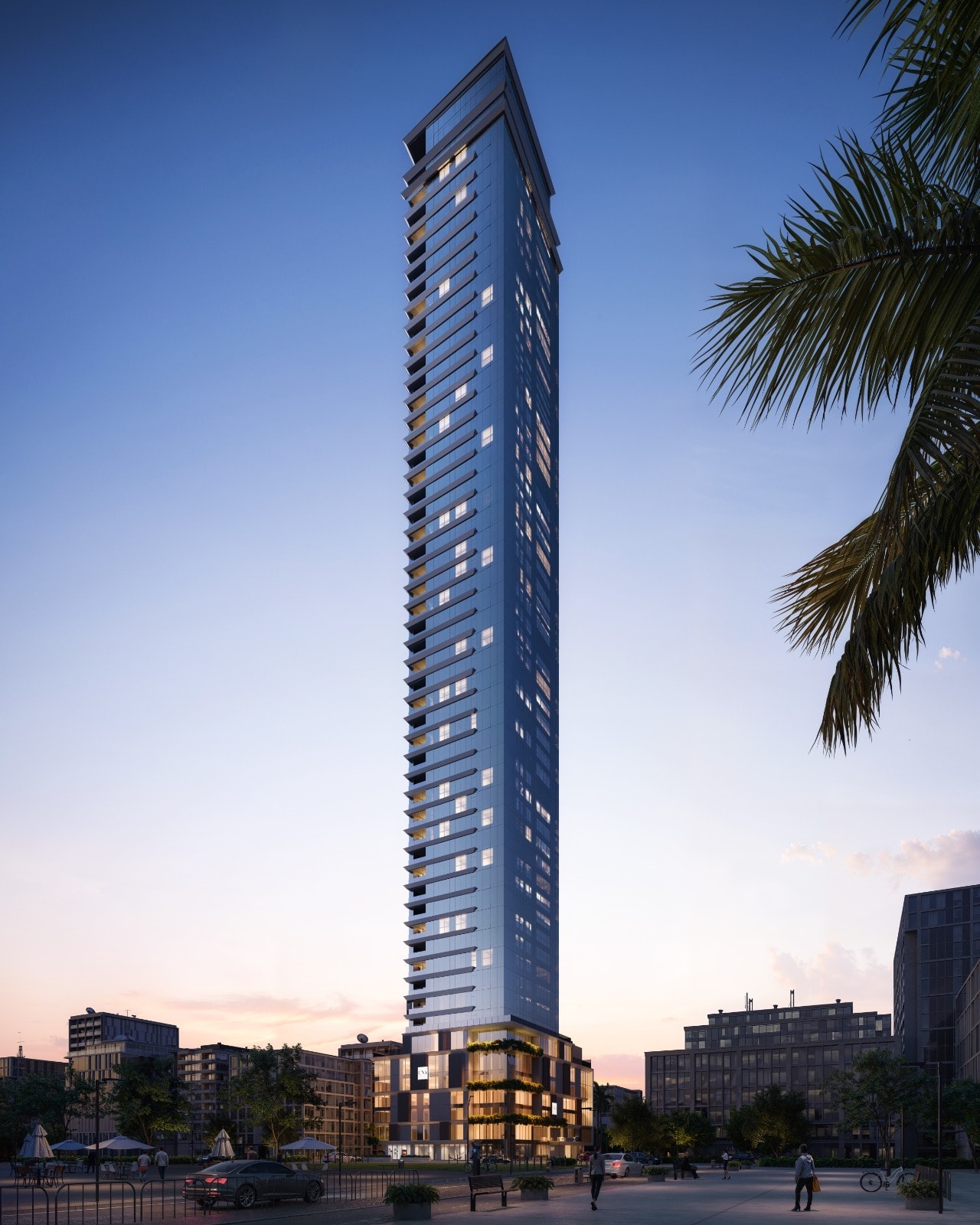 Evolution Residence — torre de apartamentos de luxo com vista para o mar, elevador de carro e garagem no andar em Meia Praia, Itapema/SC