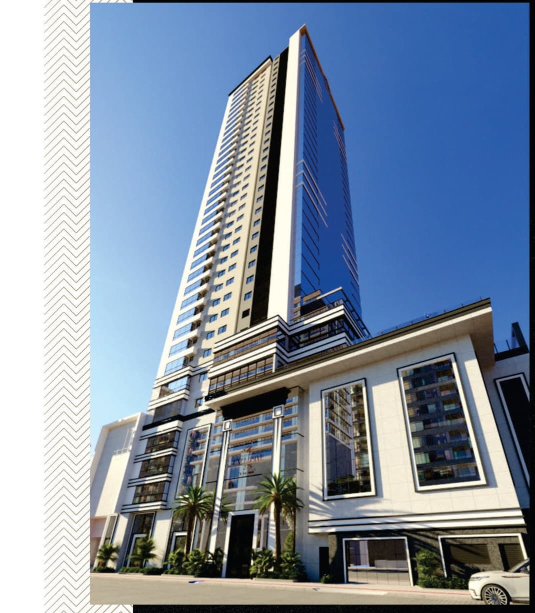 Torre do Residencial Exclusive 275, na Rua 275, Meia Praia, Itapema