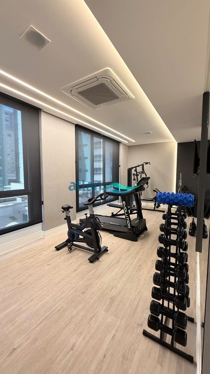Sala fitness do Ezè Residence, em Itapema