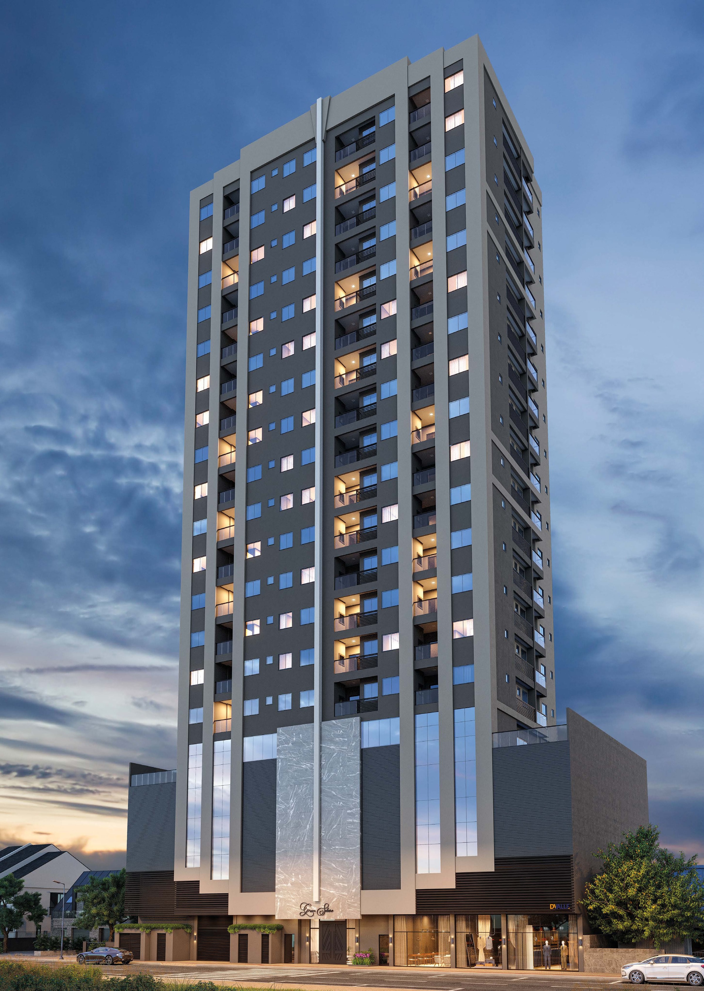 Torre do Gran Solare Residence na Rua 438, bairro Morretes, Itapema