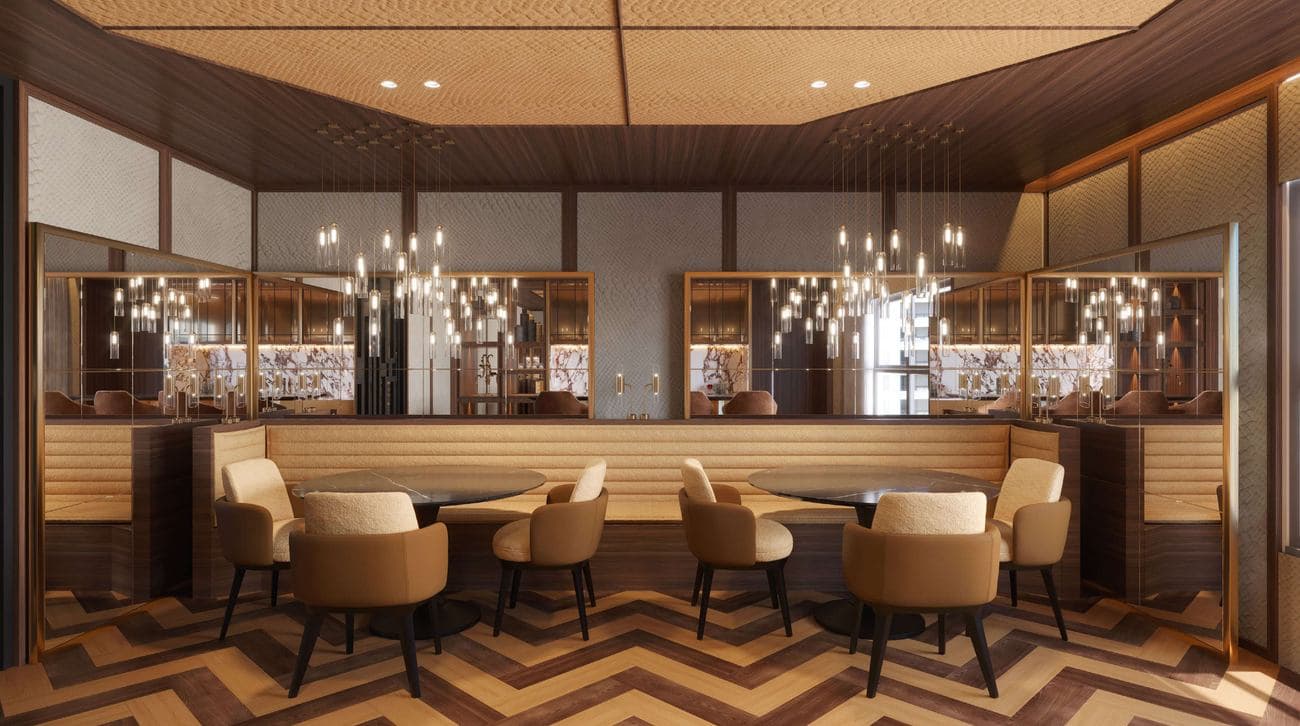Bistrô do Grand Luxury Residences, em Itapema, Santa Catarina